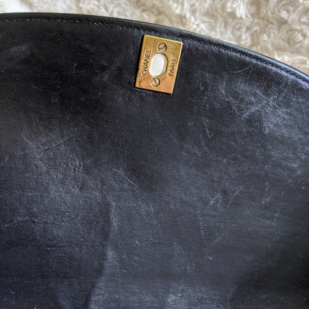 SOLD. Chanel Black Lambskin Medium Diana - Picture 13 of 13